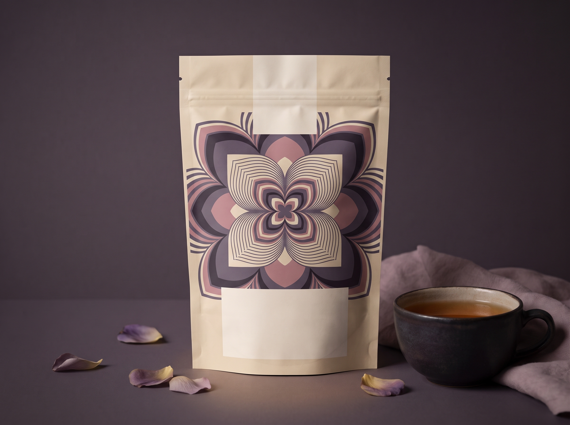 宵の花の紅茶パッケージ