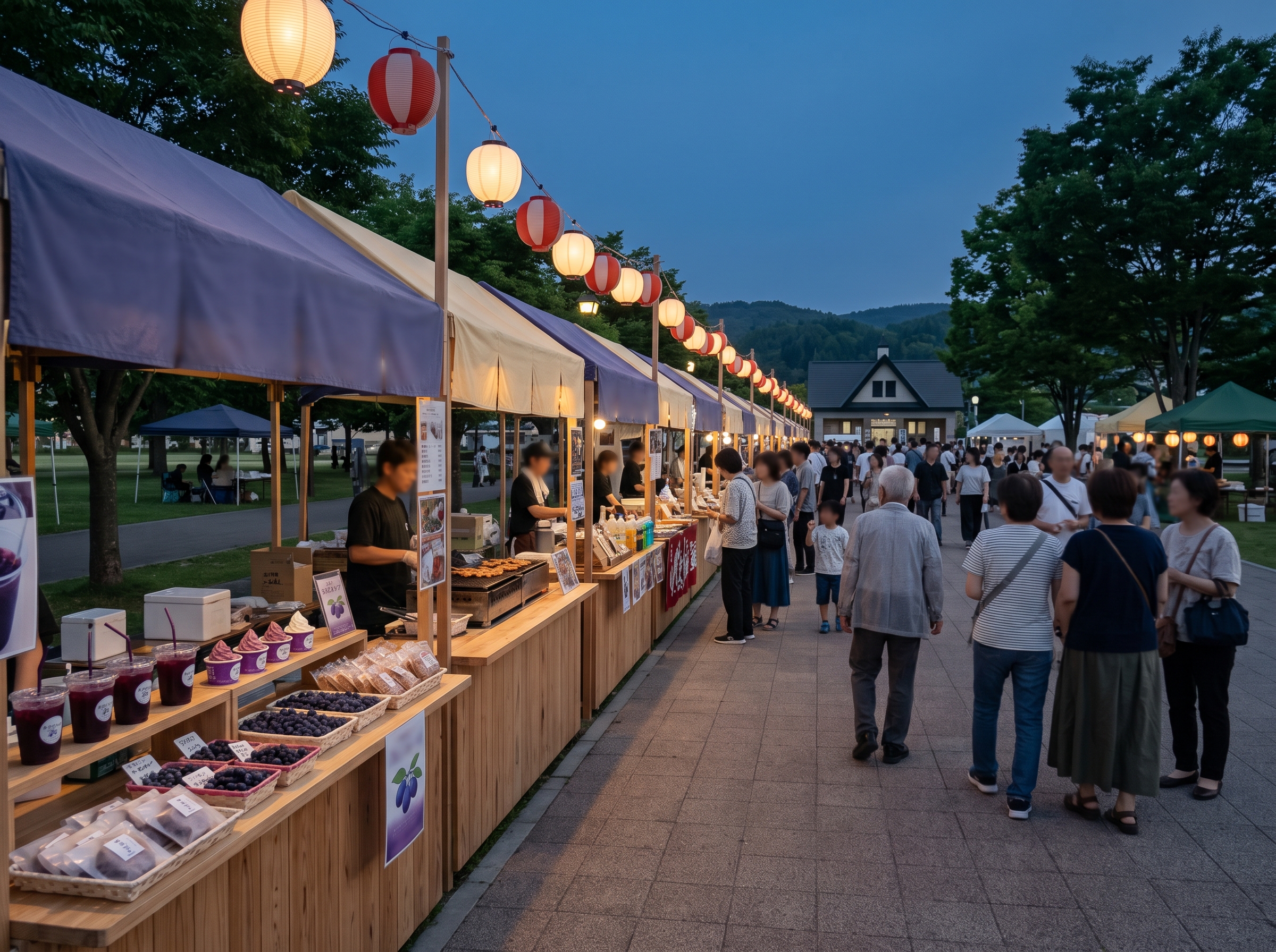 祭りの屋台